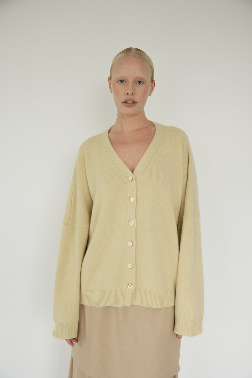 The Cashmere Relaxed Cardigan  - pre order