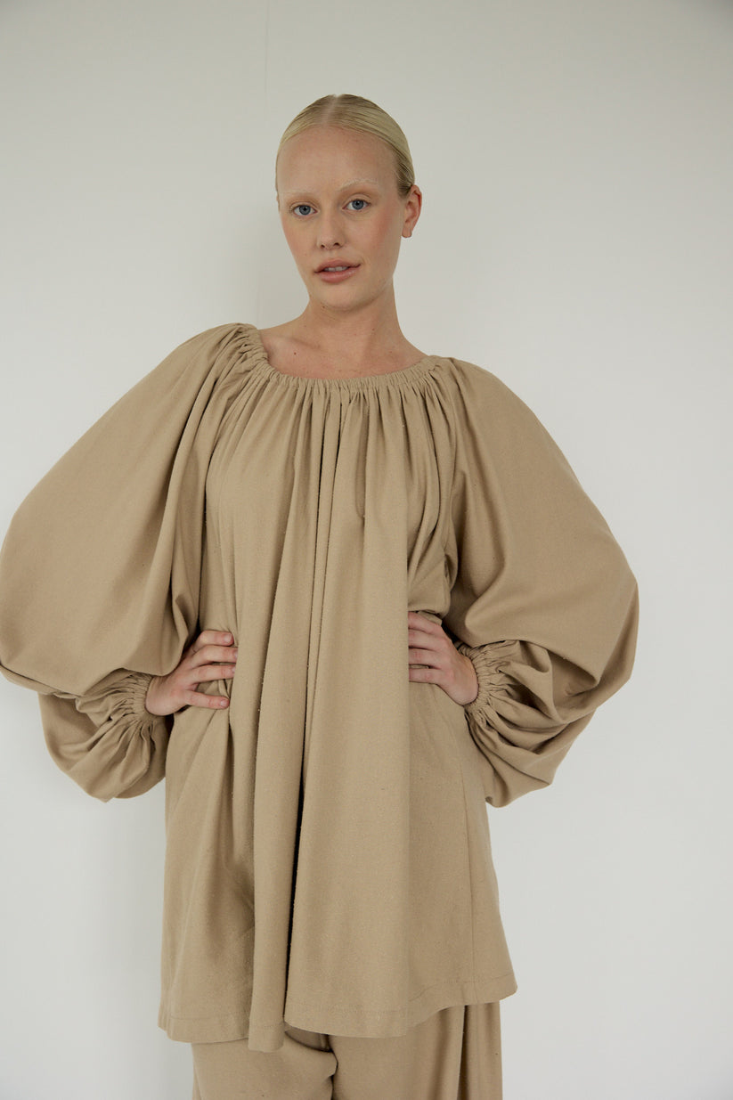 The Raw Silk Muumuu Dress - made to order