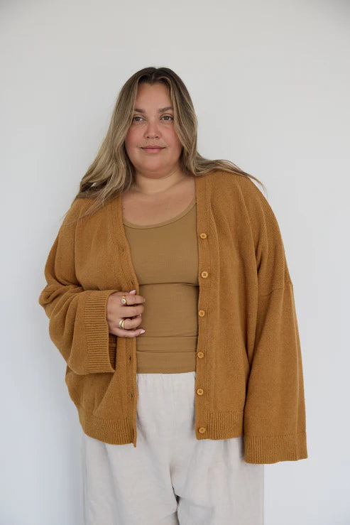 The Knit Cardigan, Copper