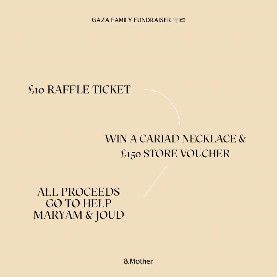 CLOSED (winner announced shortly) Raffle Ticket - help Maryam & Joud in Gaza