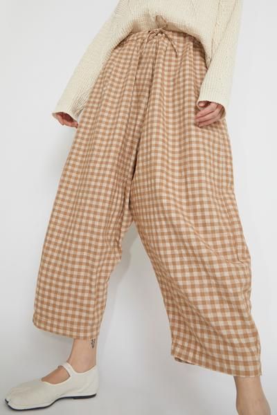 Cordera Chequered Pants - pre loved